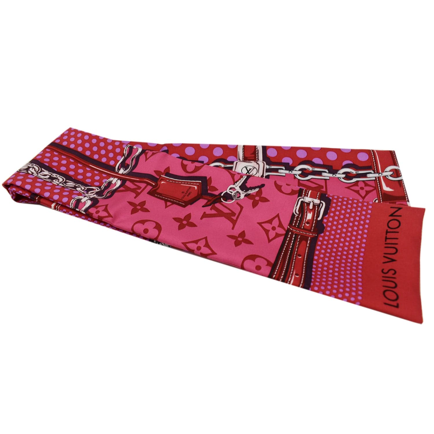 LOUIS VUITTON Confidential Silk Monogram Bandeau Pink - 10% Off