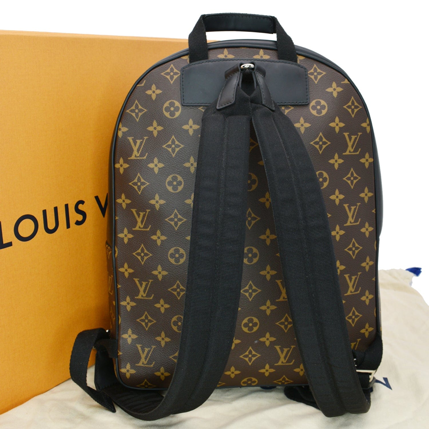 Louis Vuitton Monogram Macassar Josh BackPack M41530 Real Louis