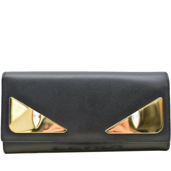 Fendi Monster Card Holder Card Case Business Card Holder Black