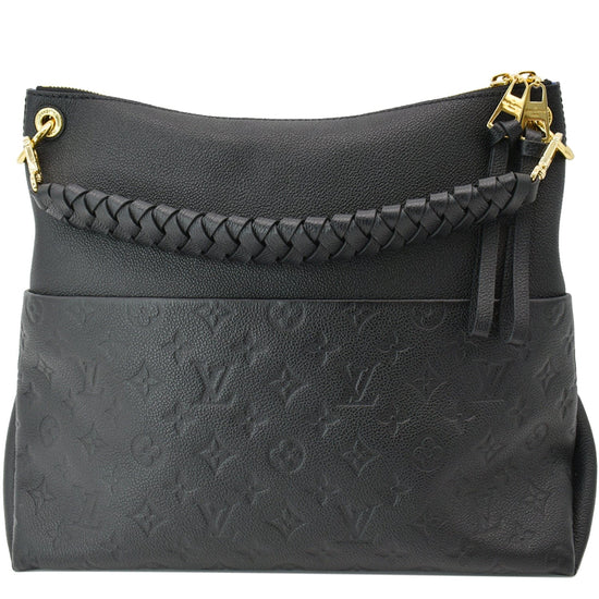 Louis Vuitton Black Monogram Empreinte Leather Maida Bag - Yoogi's