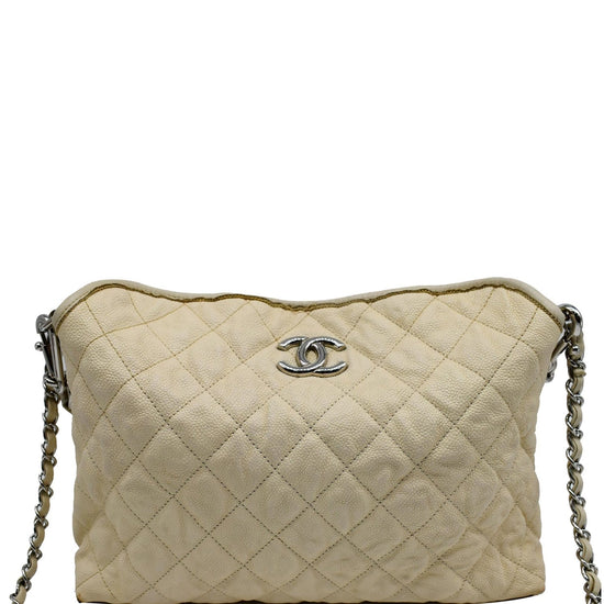 CHANEL Caviar Quilted French Riviera Hobo Blue 423516