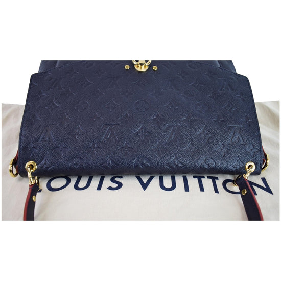 LOUIS VUITTON BLANCHE MM EMPREINTE MARINE ROUGE