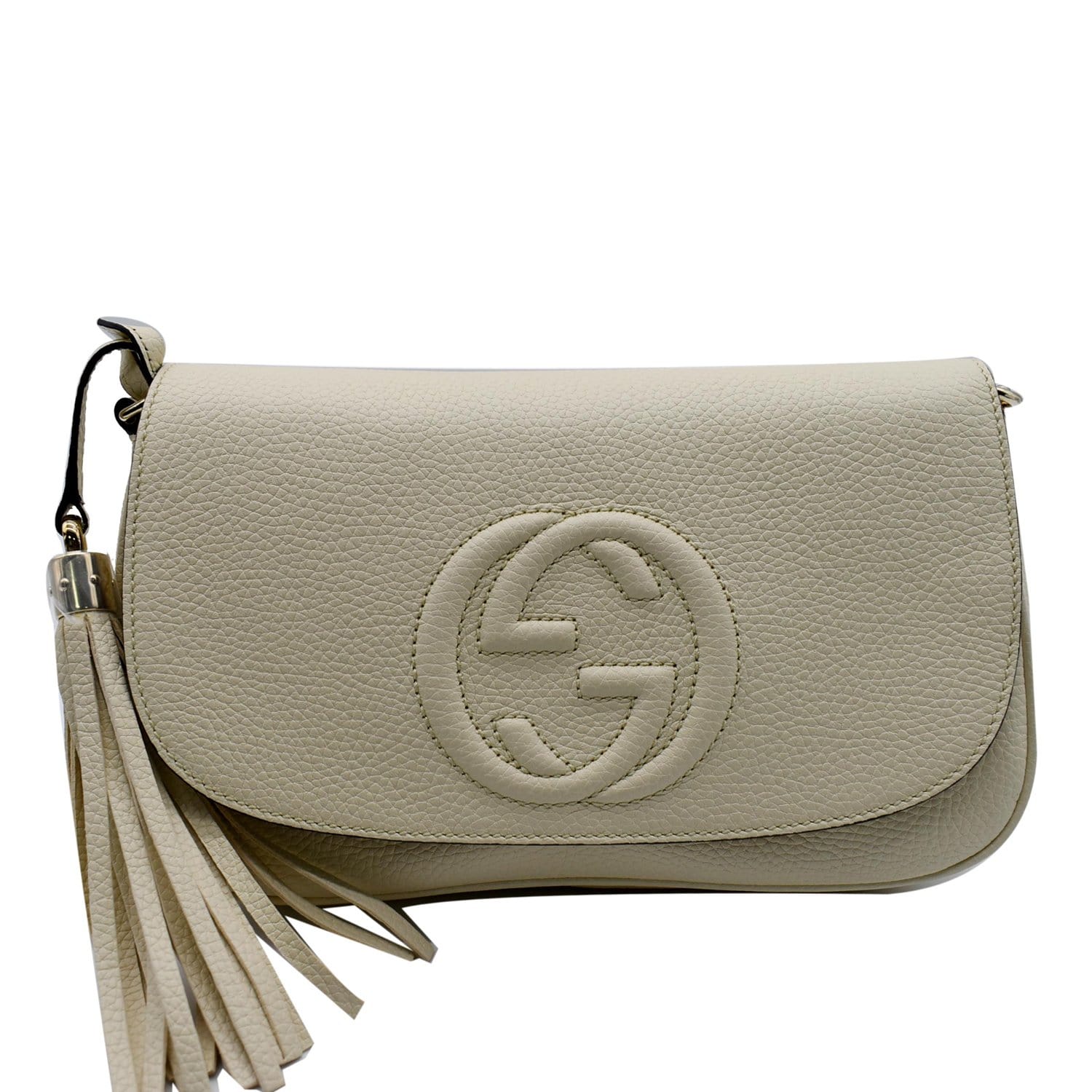 Gucci White Gucci Monogram Vanity Bag
