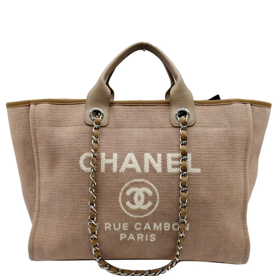 Deauville cloth tote Chanel Beige in Cloth - 36611497