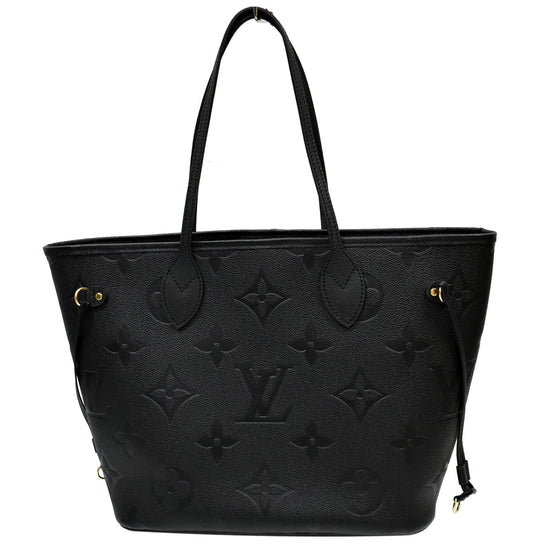 Louis Vuitton Authentic Empreinte Black Neverfull MM Giant