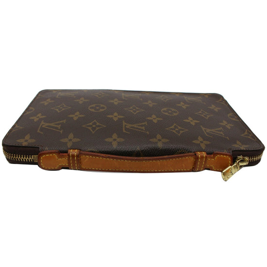 Buy Preowned Luxury Louis Vuitton Brown Leather Monogram Zippy Organizer at  Luxepolis .com.