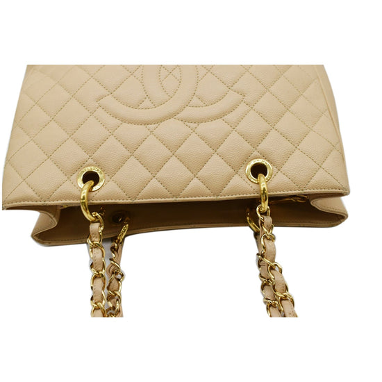 Chanel Caviar Grand Shopping Tote Beige (OXZX) 144020000598 PS