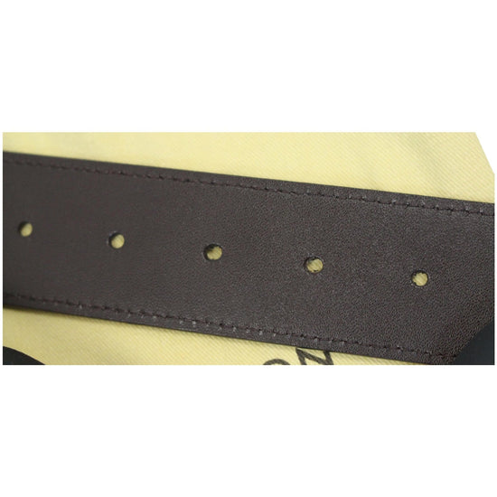 Louis Vuitton - Authenticated Initiales Belt - Cloth Brown for Men, Never Worn, with Tag