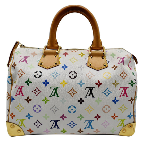 Speedy leather handbag Louis Vuitton Multicolour in Leather - 27156068