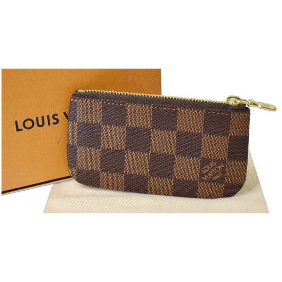 Louis Vuitton Pochette Key Cles Damier Azur Coin Case