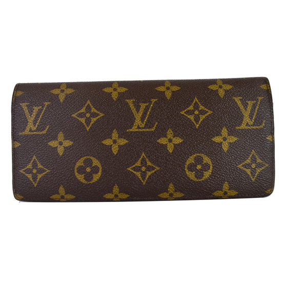 Louis Vuitton Emilie Wallet Monogram Reverse in Coated Canvas with  Gold-tone - US