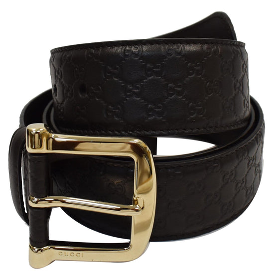 Gucci Micro Guccissima Embossed Leather Belt