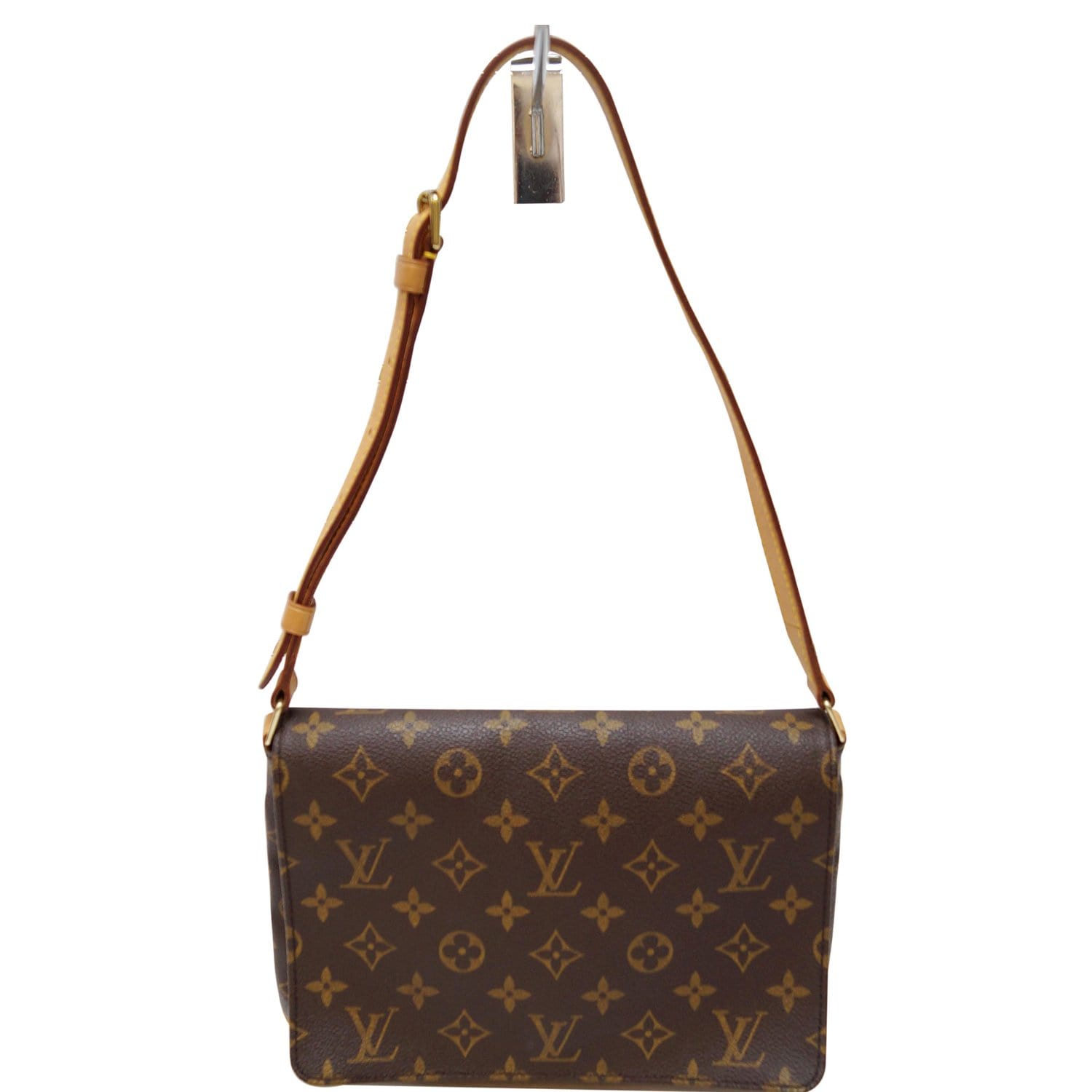 Louis Vuitton Brown Canvas Monogram Musette Tango Short Strap Shoulder Bag Louis  Vuitton