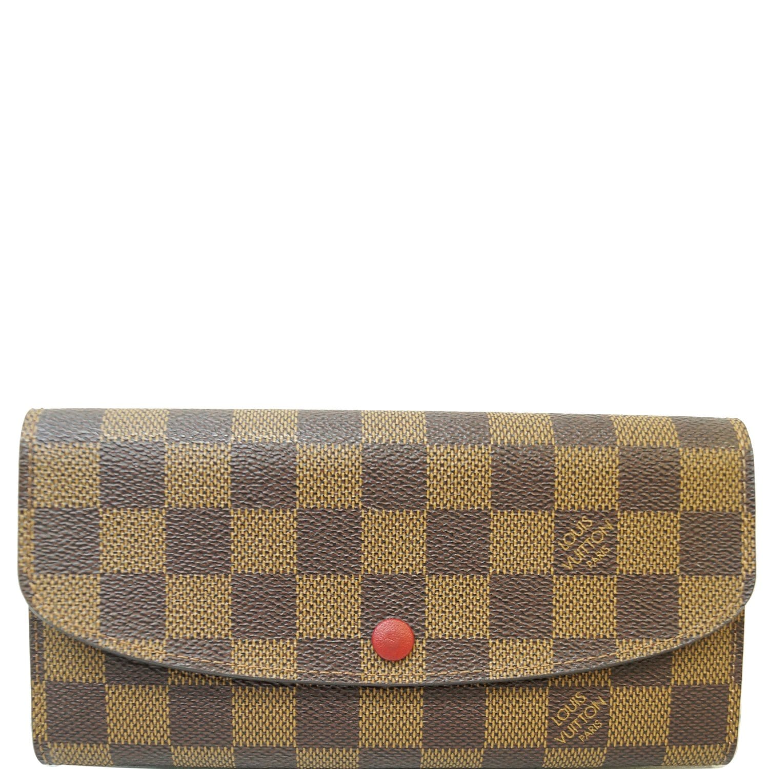Emilie cloth wallet Louis Vuitton Brown in Cloth - 32259636