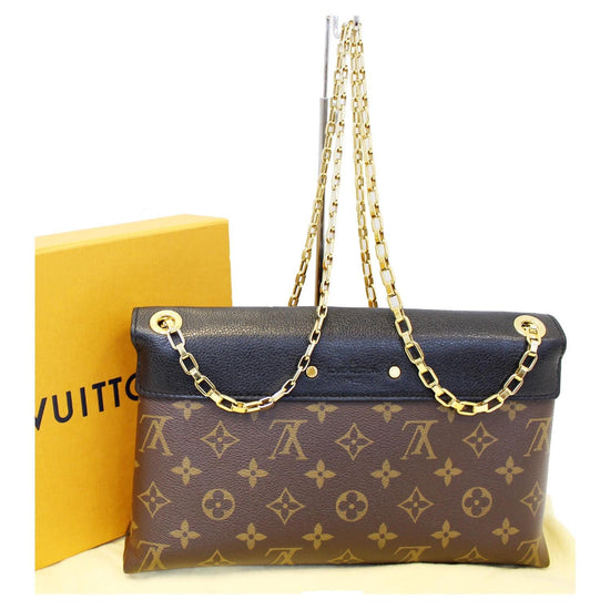 Louis Vuitton Pallas Chain Shoulder Bag Monogram Canvas and Calfskin