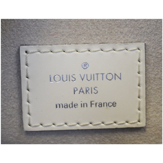 Authentic Louis Vuitton Pont Neuf Pm Ivory Hand White Epi Leather Satchel