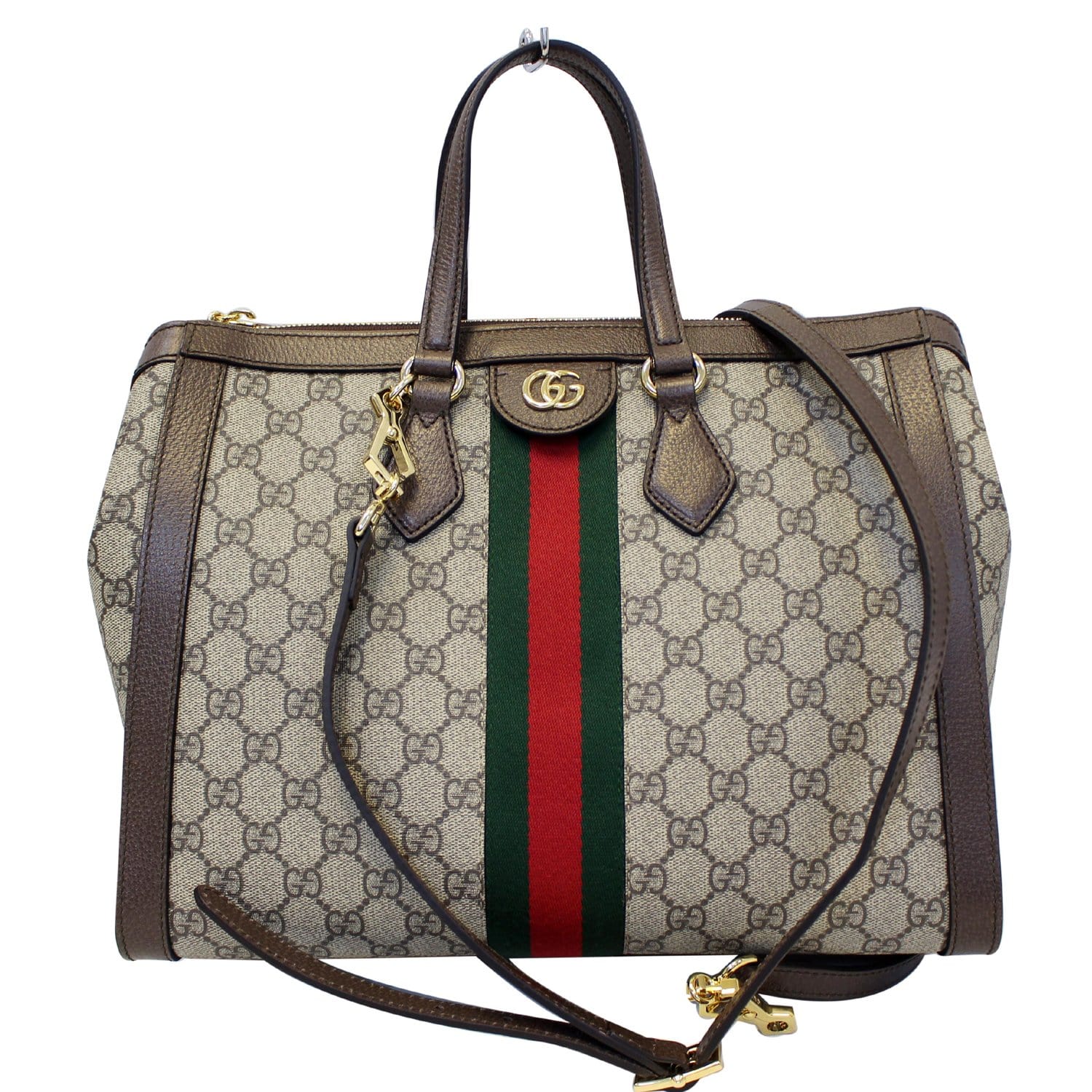 Gucci GG Supreme Ophidia Medium Shopping Tote (SHF-22624) – LuxeDH