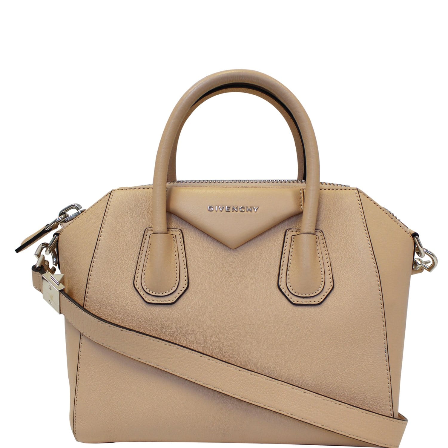 Givenchy Sugar Goatskin Antigona Nano Shoulder Bag (SHF-23355