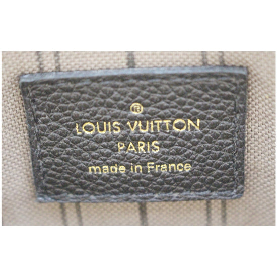 Louis Vuitton Empreinte Bastille MM Black Embossed Calfskin