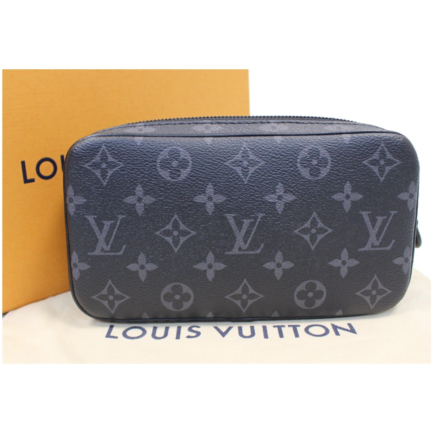 Louis Vuitton M55703 Pochette Volga , Black, One Size