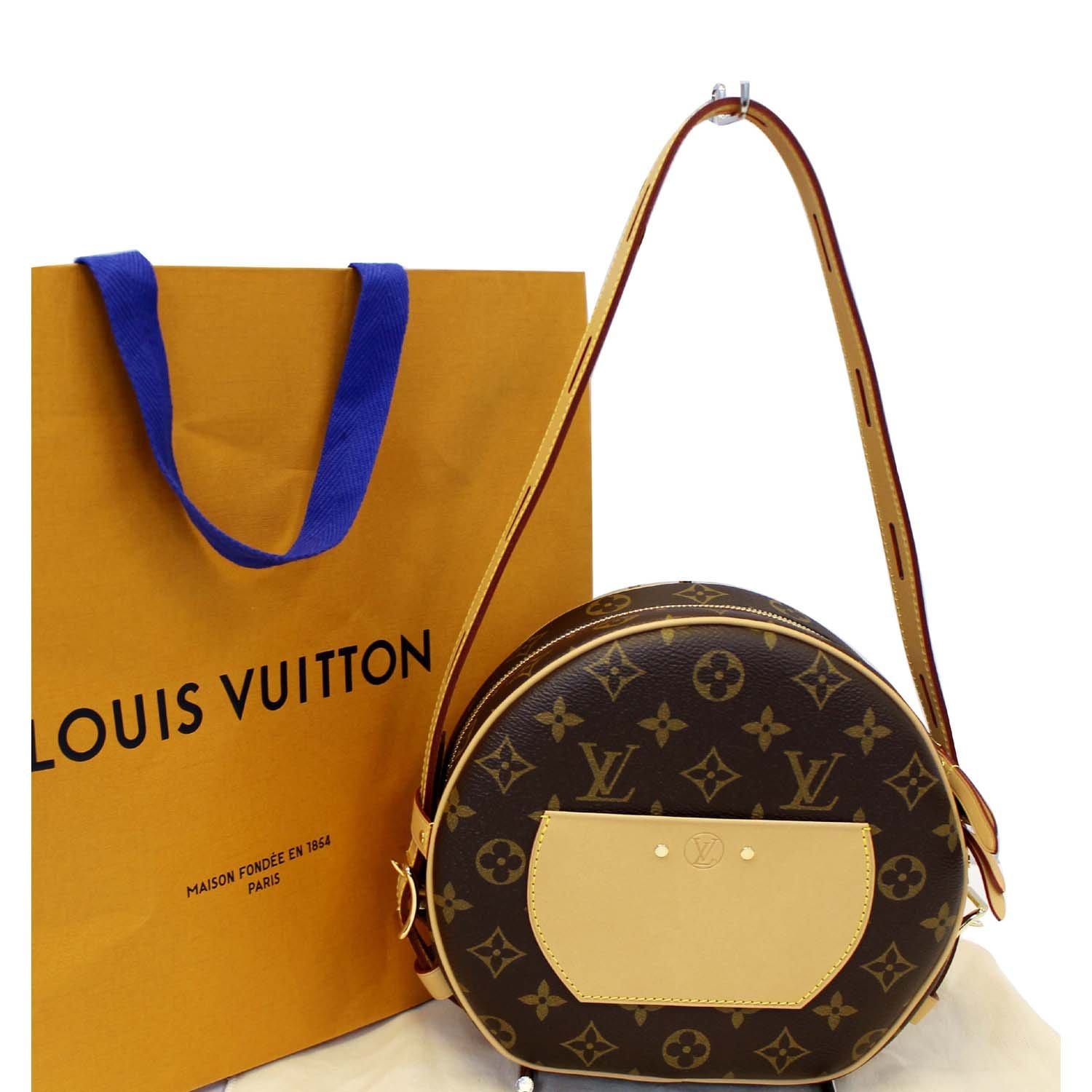 Louis Vuitton Boite Chapeau Souple Monogram Giant Reverse Brown in Coated  Canvas/Leather with Gold-tone - US