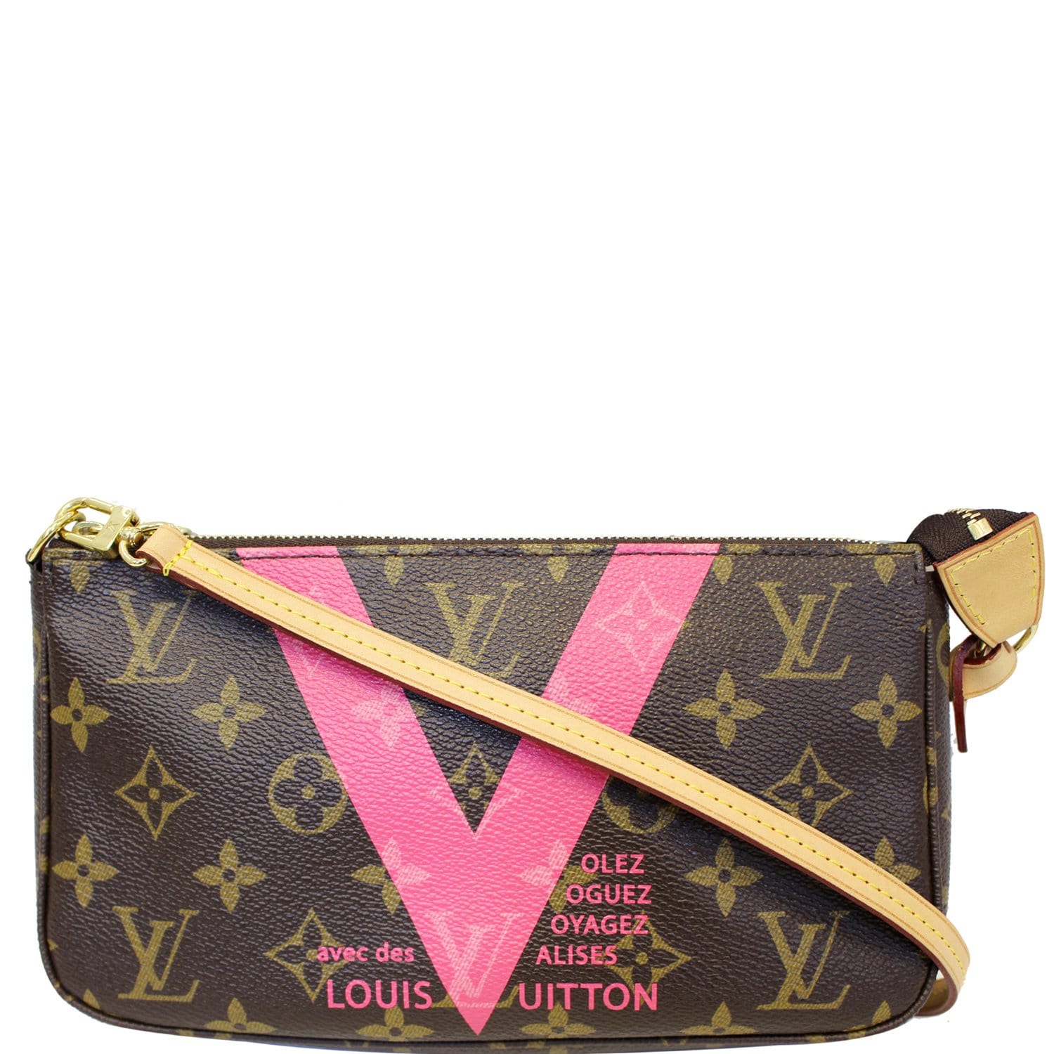 Authentic Louis Vuitton Pochette Accessoires monogram M40712