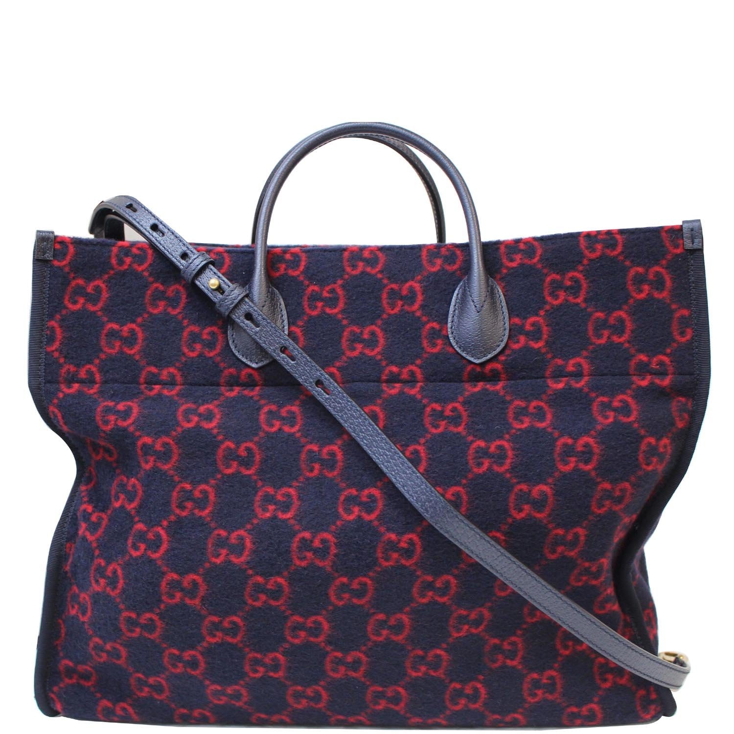 red and blue gucci bag