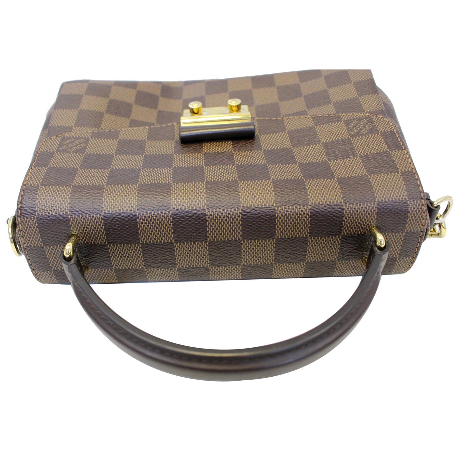 LOUIS VUITTON Croisette Damier Ebene Shoulder Crossbody Bag Brown-US