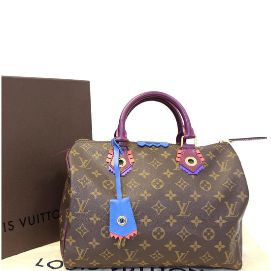 LOUIS VUITTON Totem Speedy 30 Monogram Canvas Satchel Bag Brown - 15% -  Мини сумка Louis Vuitton