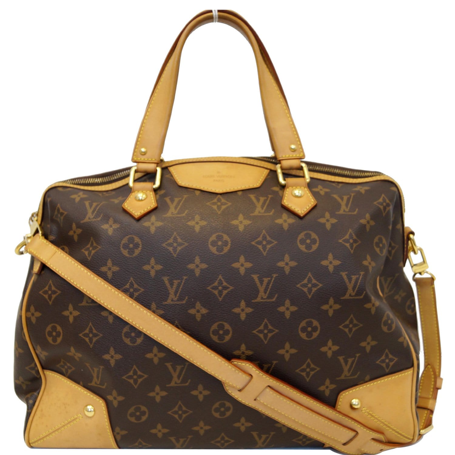 LOUIS VUITTON Retiro GM Monogram Canvas 2 Way Shoulder Bag Brown-US