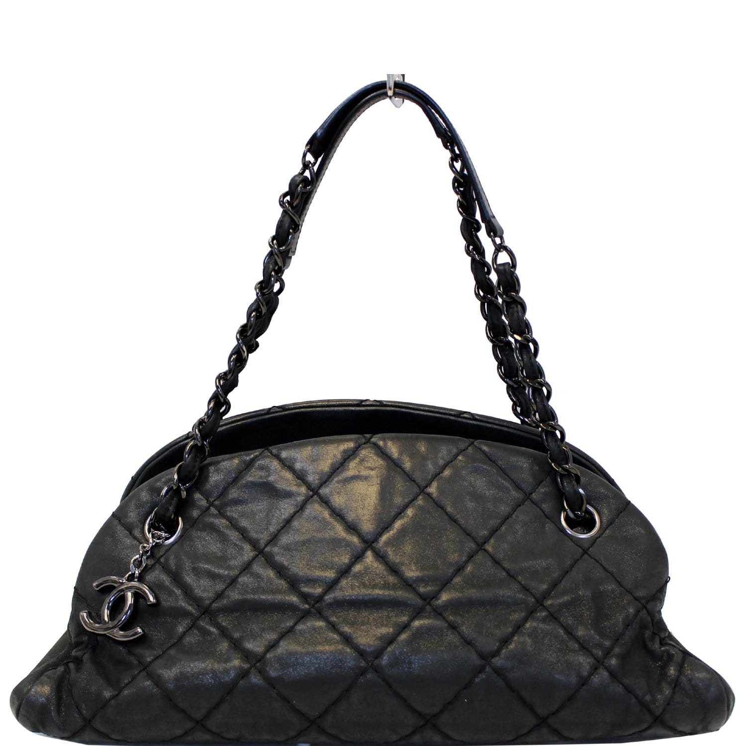 Chanel Mademoiselle Leather Bowling Bag (SHG-34490) – LuxeDH