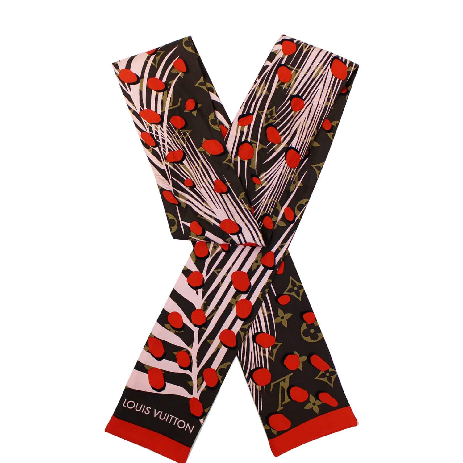 Louis Vuitton headband scarf jungle collection 2019 Black Silk ref.234921 -  Joli Closet