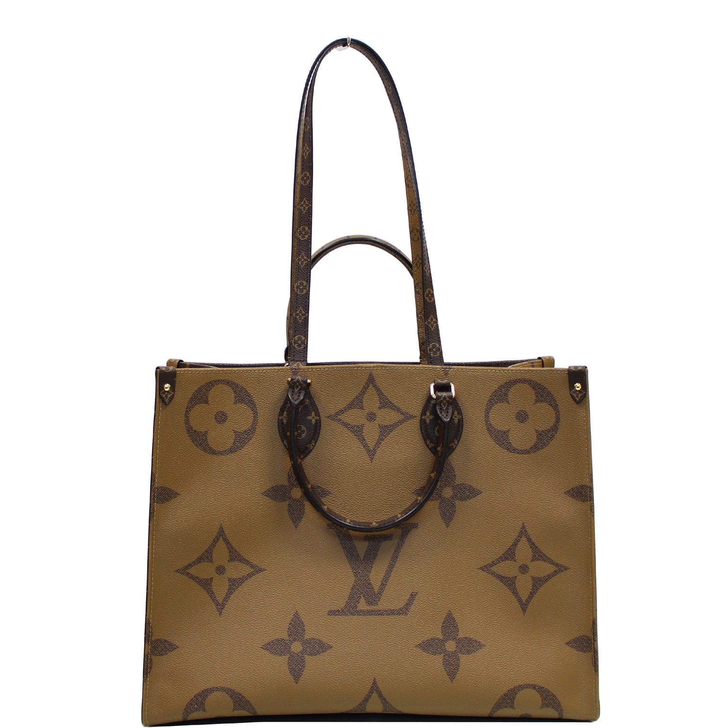 Louis Vuitton Ebene Reverse Giant Monogram Handbag