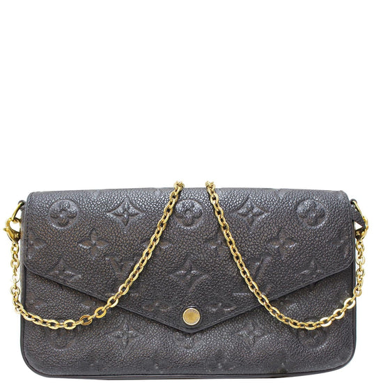 Pochette Felicie Empreinte – Keeks Designer Handbags