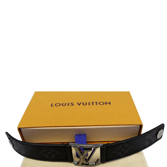 Louis Vuitton Loop It Bracelet Eclipse Monogram Canvas. Size 19