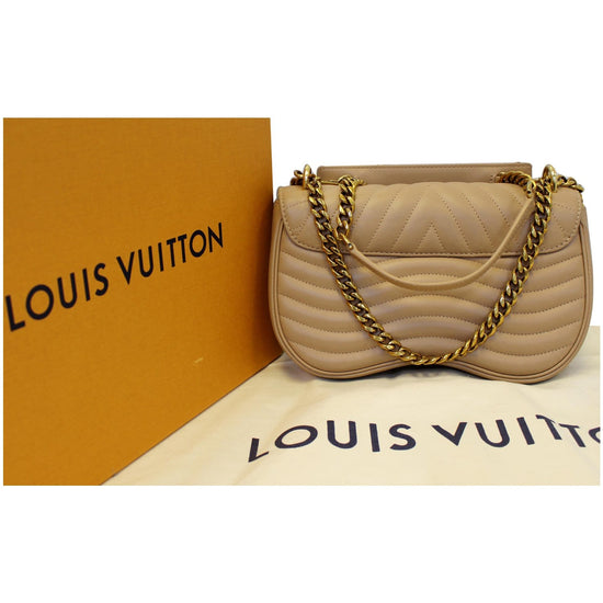 Louis Vuitton New Wave Chain Bag MM Black in Calfskin with Gold-tone - US