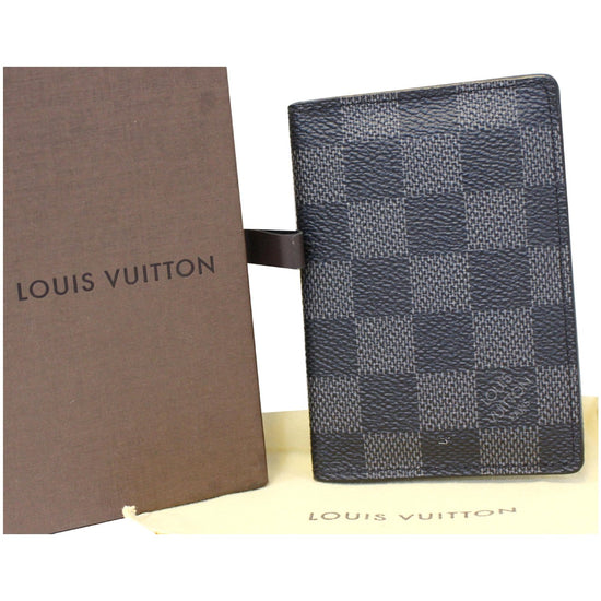 Louis Vuitton Pocket Organizer M62906 Damier Graphite Epi Leather Card Case  Gray,Damier Graphite