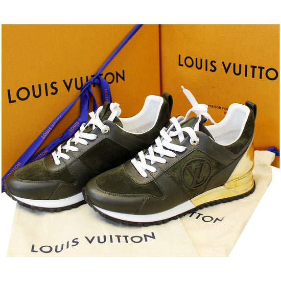 Louis Vuitton Run Away Blue Jeans Ladies Sneaker - Size 37 Euro