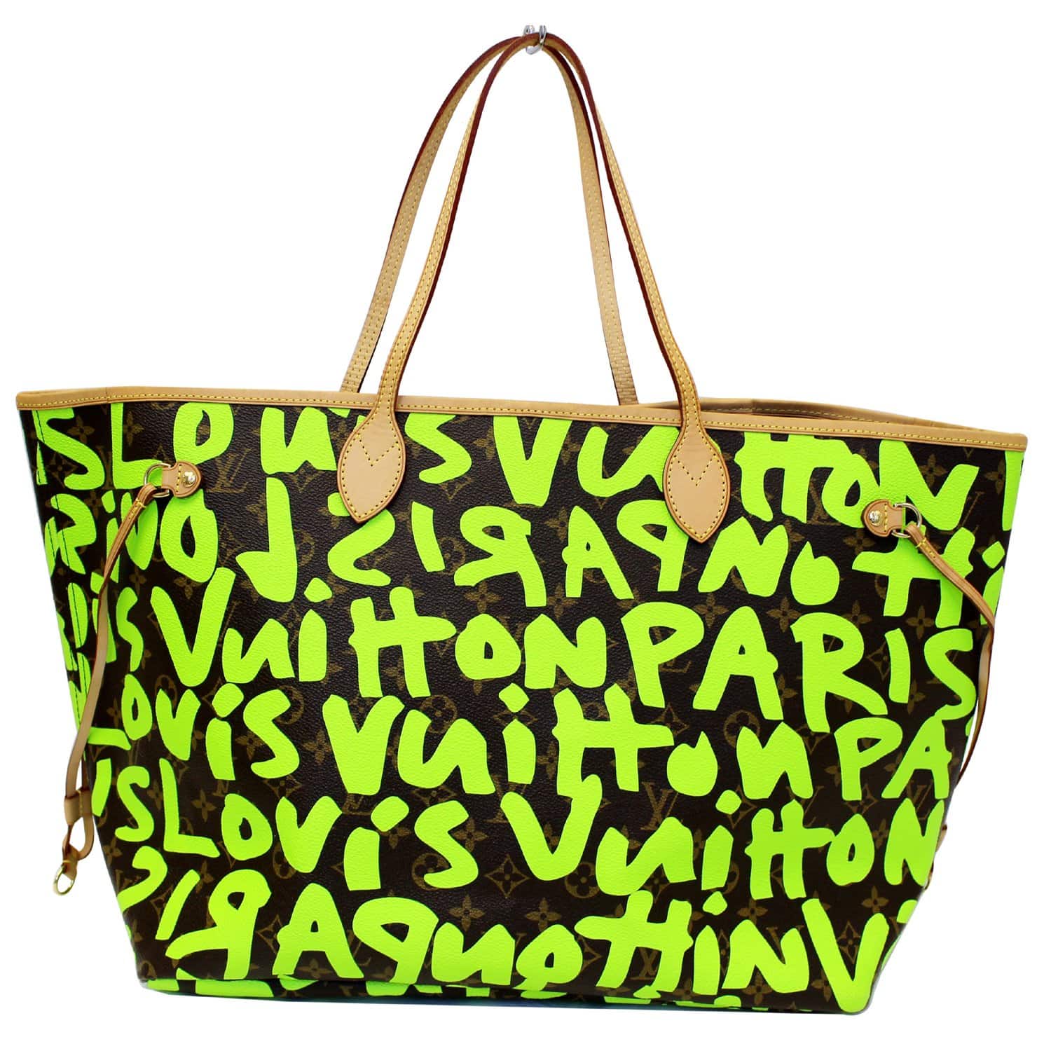 Louis Vuitton Rob Wilson Orange Monogram Vernis Fluo Neon Reade PM Tote Bag  For Sale at 1stDibs