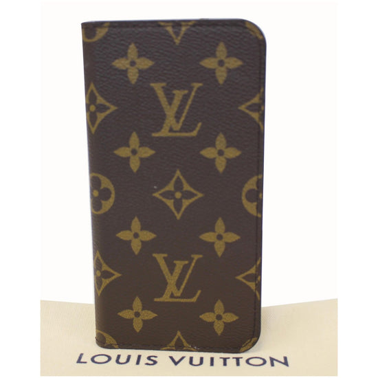 Louis Vuitton Monogram iPhone XS Folio Case - Brown Technology