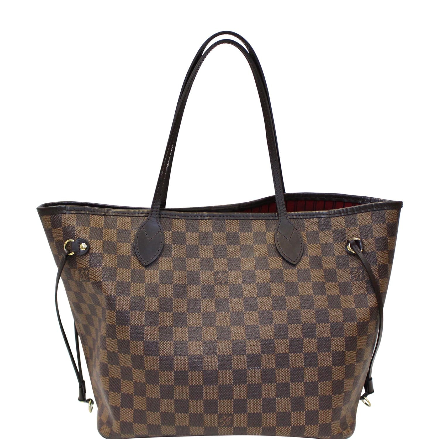 Louis Vuitton Neverfull MM Damier Ebene Tote Bag - DDH