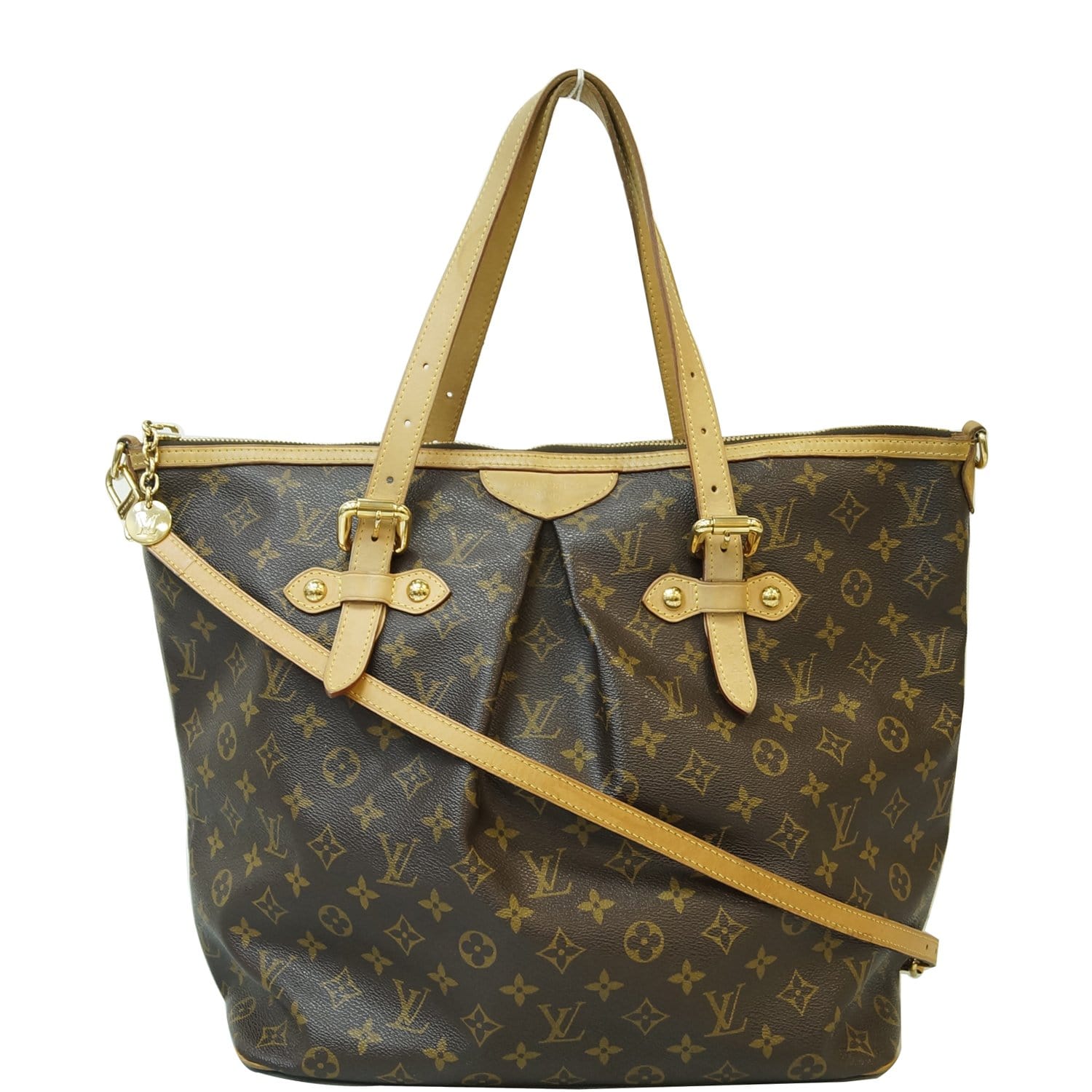 Louis Vuitton Palermo Shoulder Bag GM Brown Canvas for sale online