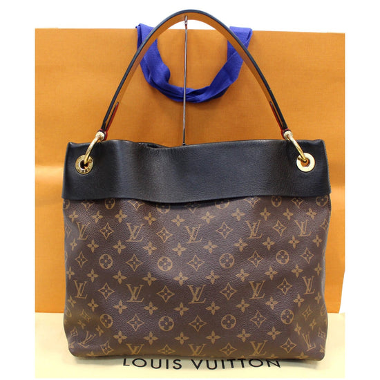 Louis Vuitton LV Tuileries Shoulder Hobo Bag Monogram Maroon