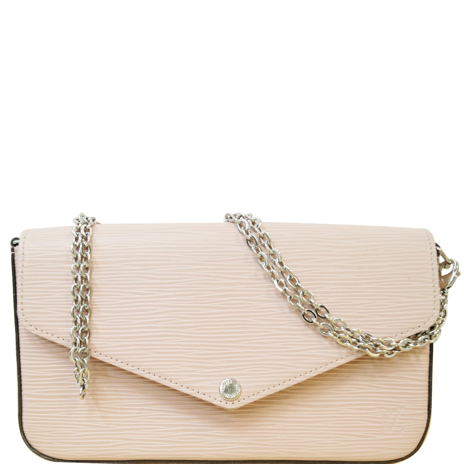 Louis Vuitton Pochette Felicie Epi Leather Pink