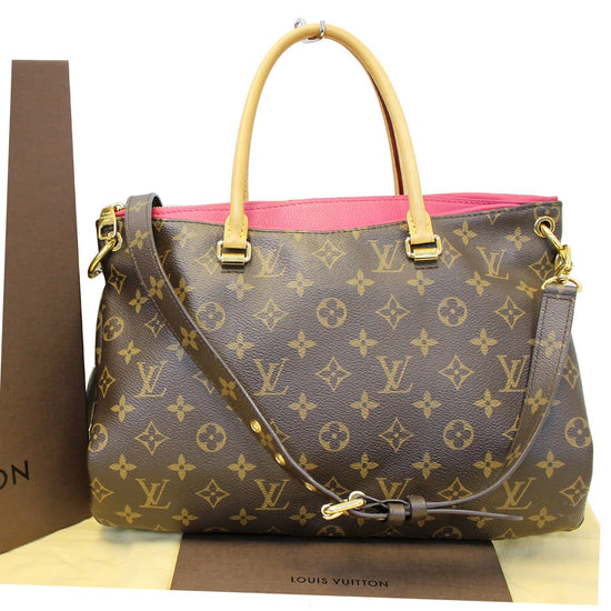 LOUIS VUITTON Venus Monogram Canvas 2way Shoulder Bag Cerise