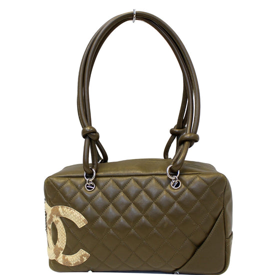 Cambon leather handbag Chanel Beige in Leather - 38858087