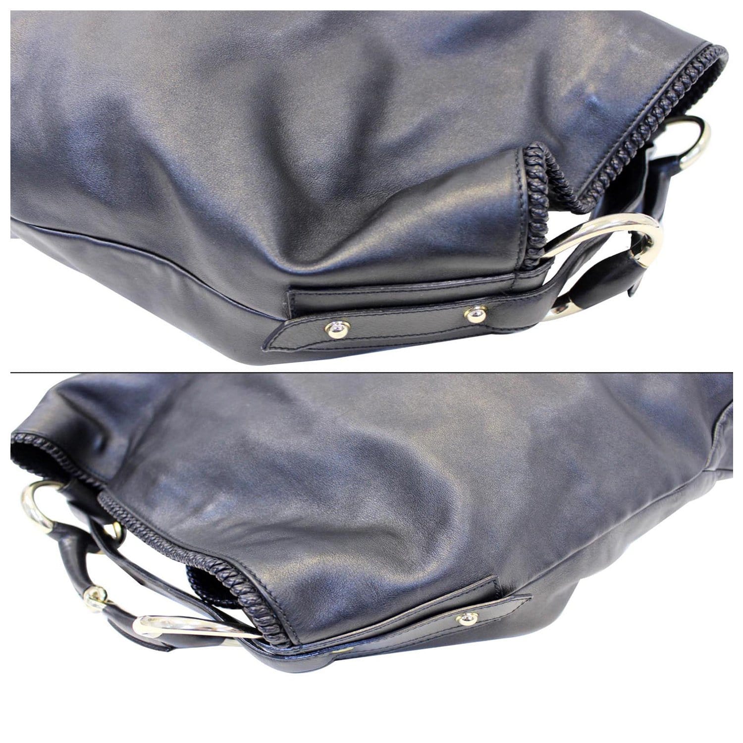 Gucci Hobo Bag Horsebit Large Black Leather