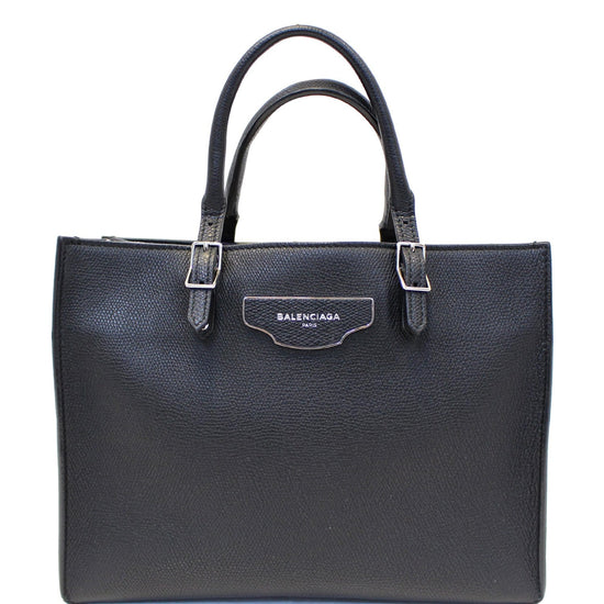 Balenciaga Shoulder Bag Black Calfskin Leather Women