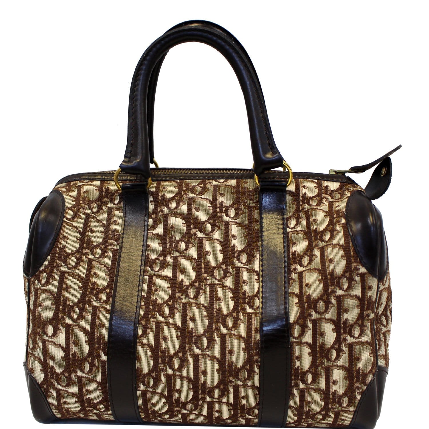 Saint Laurent monogram-print Duffle Bag - Brown