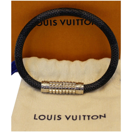 LOUIS VUITTON Keep It Damier Graphite Bracelet Black-US